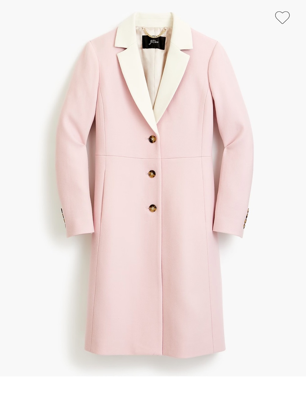 NEW with Tags J Crew Lady Day Topcoat in Signature Double Serge wool  Sz 00